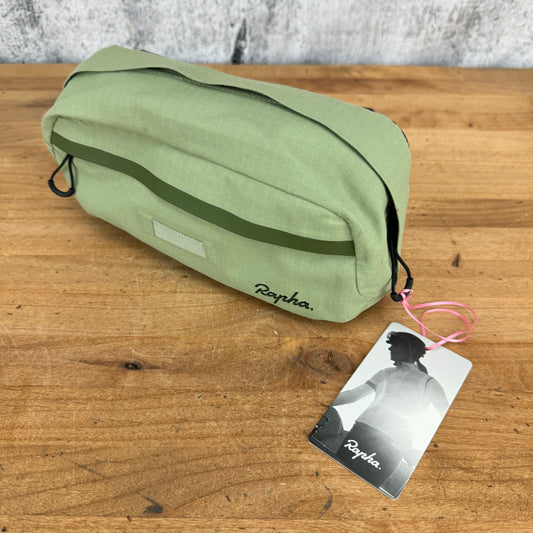New! Rapha Explore Olive Green Cycling Handlebar Storage Bag 170g