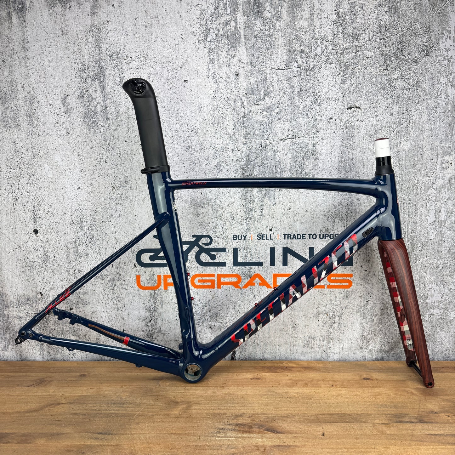 Low Mile! Specialized Allez Sprint Disc 56cm Lumberjack Alloy Bike Frameset 700c