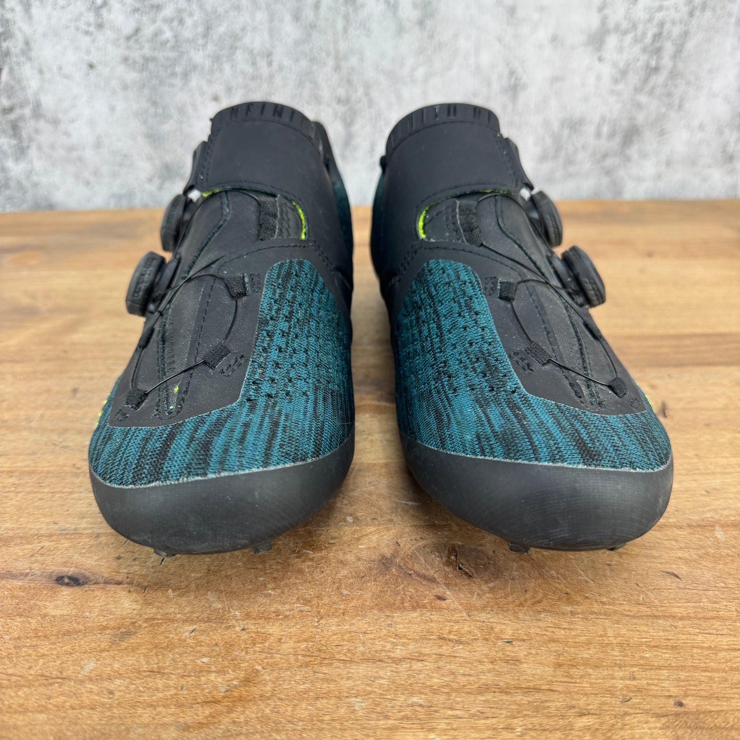 Worn Once! Fizik R1 Infinito Carbon Petrol Blue 43 EU BOA Road Cycling Shoes