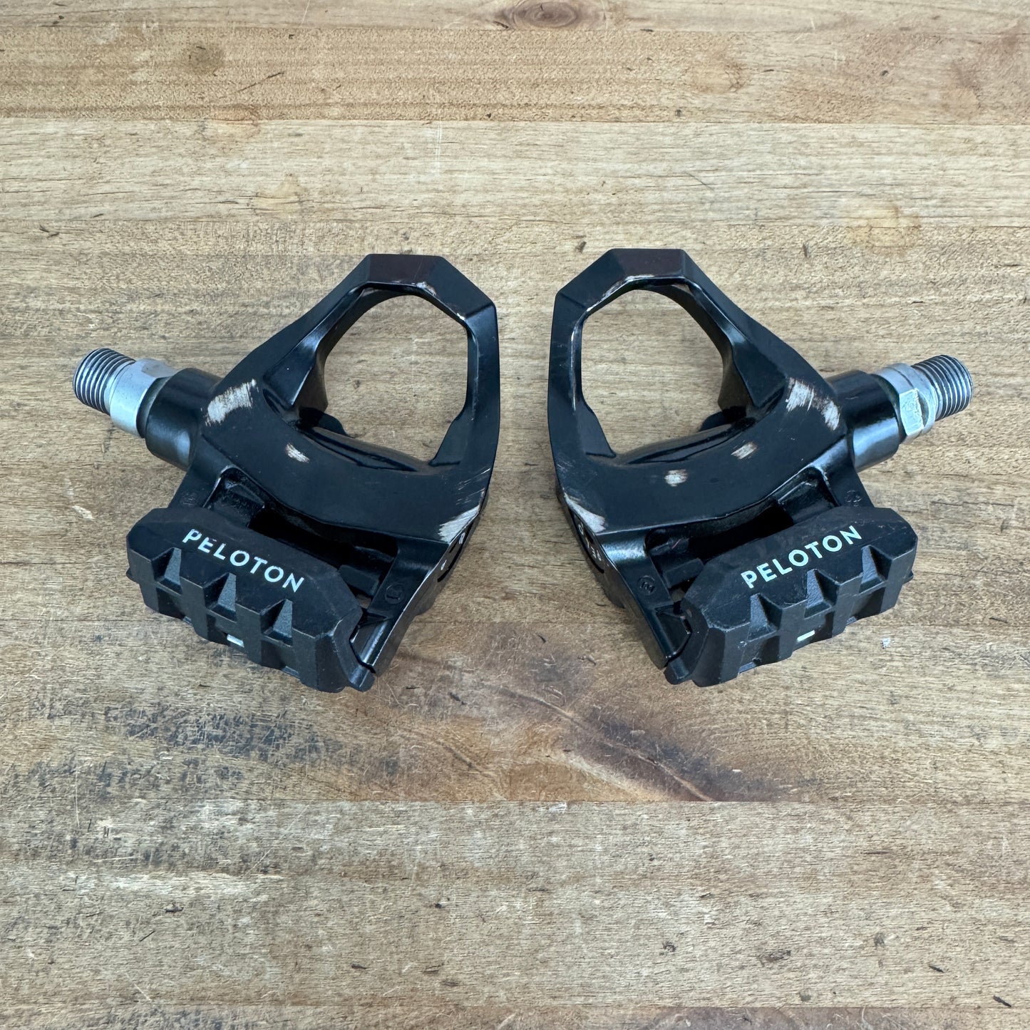 Peloton Stainless Steel Spindle Clipless Bike Pedals 470g