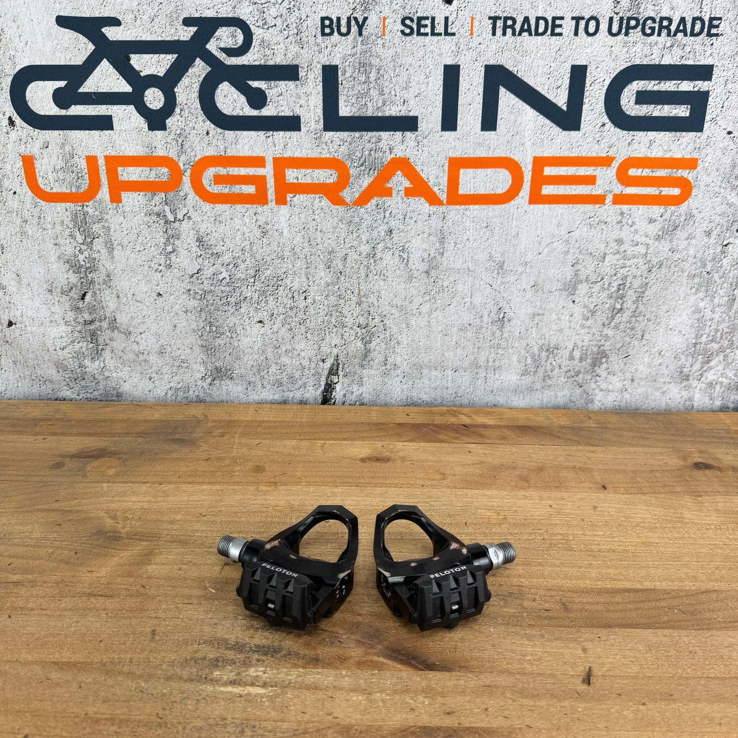 Peloton Stainless Steel Spindle Clipless Bike Pedals 470g