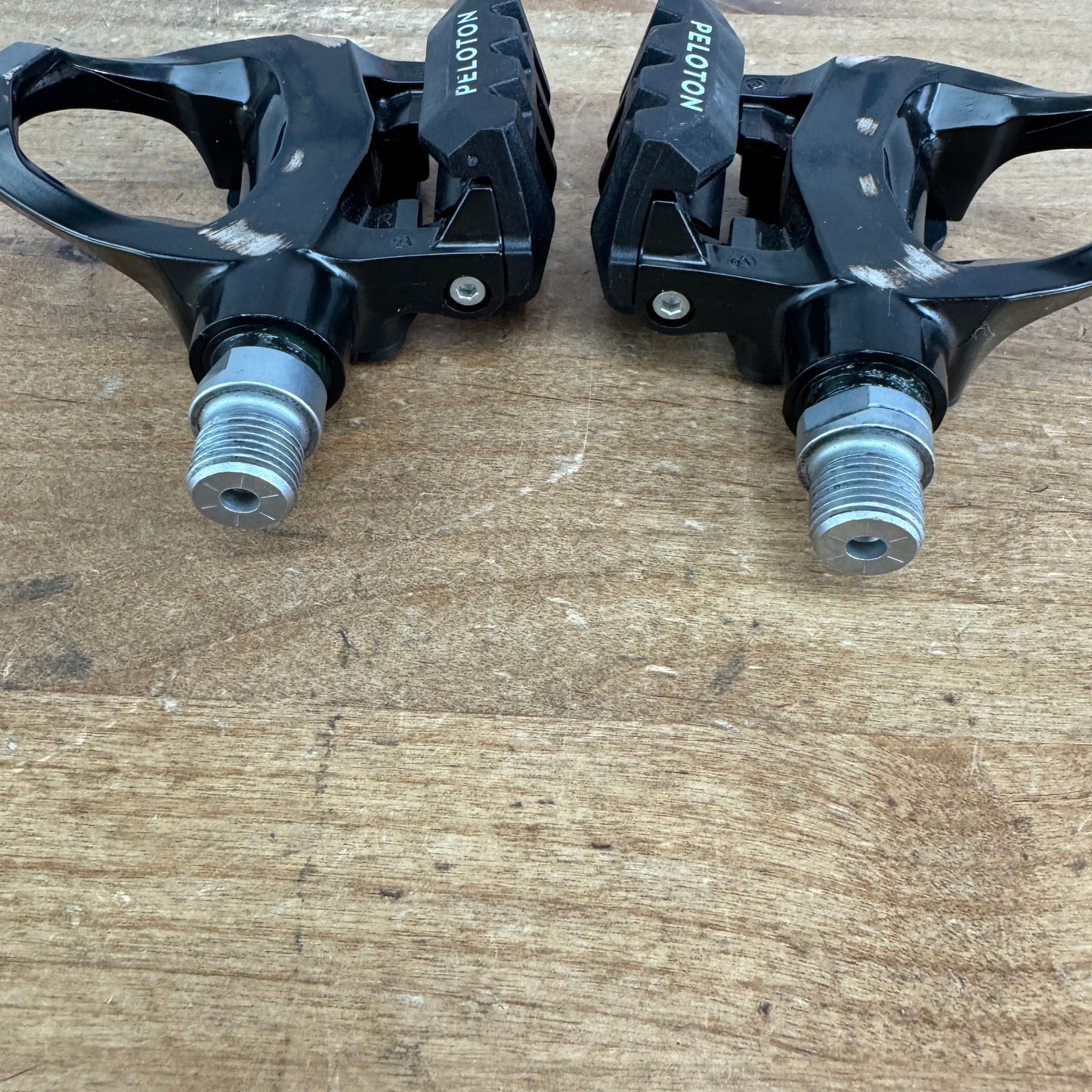 Peloton Stainless Steel Spindle Clipless Bike Pedals 470g