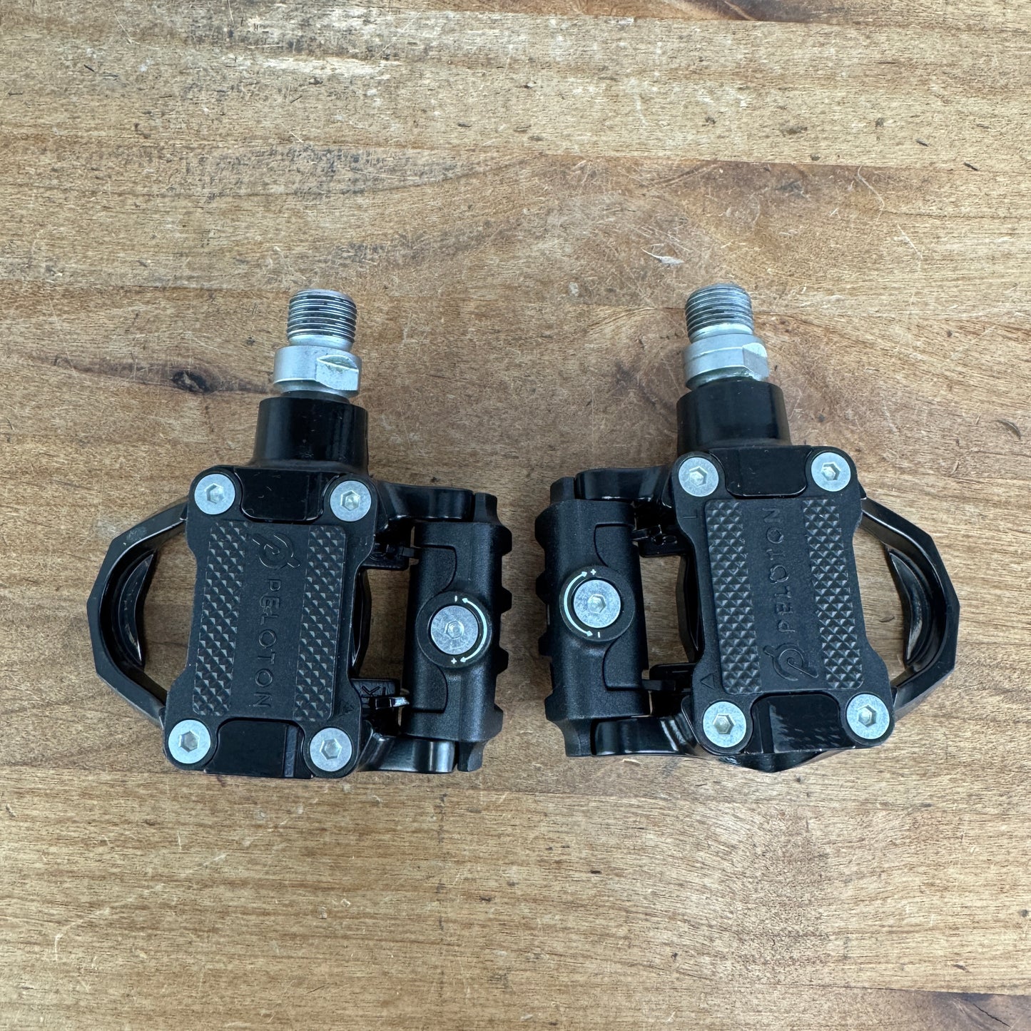 Peloton Stainless Steel Spindle Clipless Bike Pedals 470g