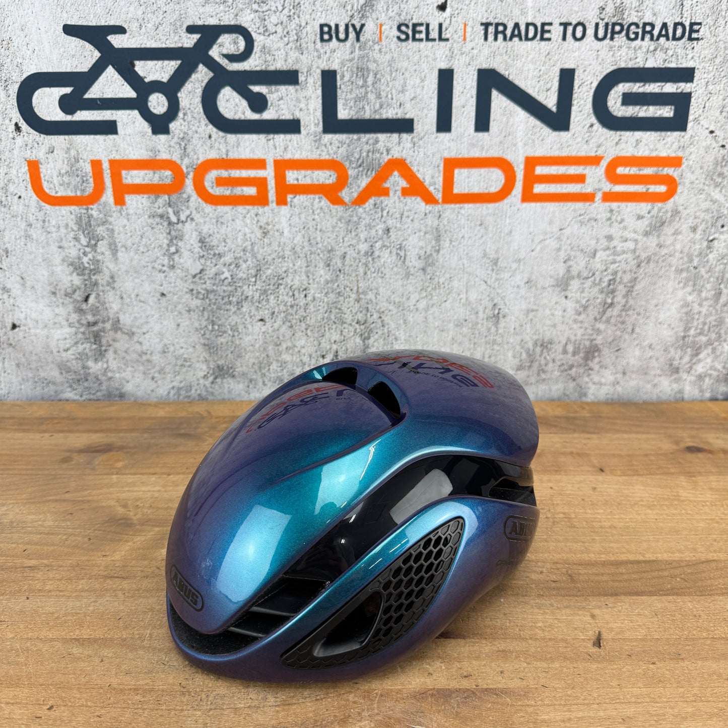 Abus Gamechanger Medium 52-58cm Flip Flop Purple Cycling Bike Helmet 300g