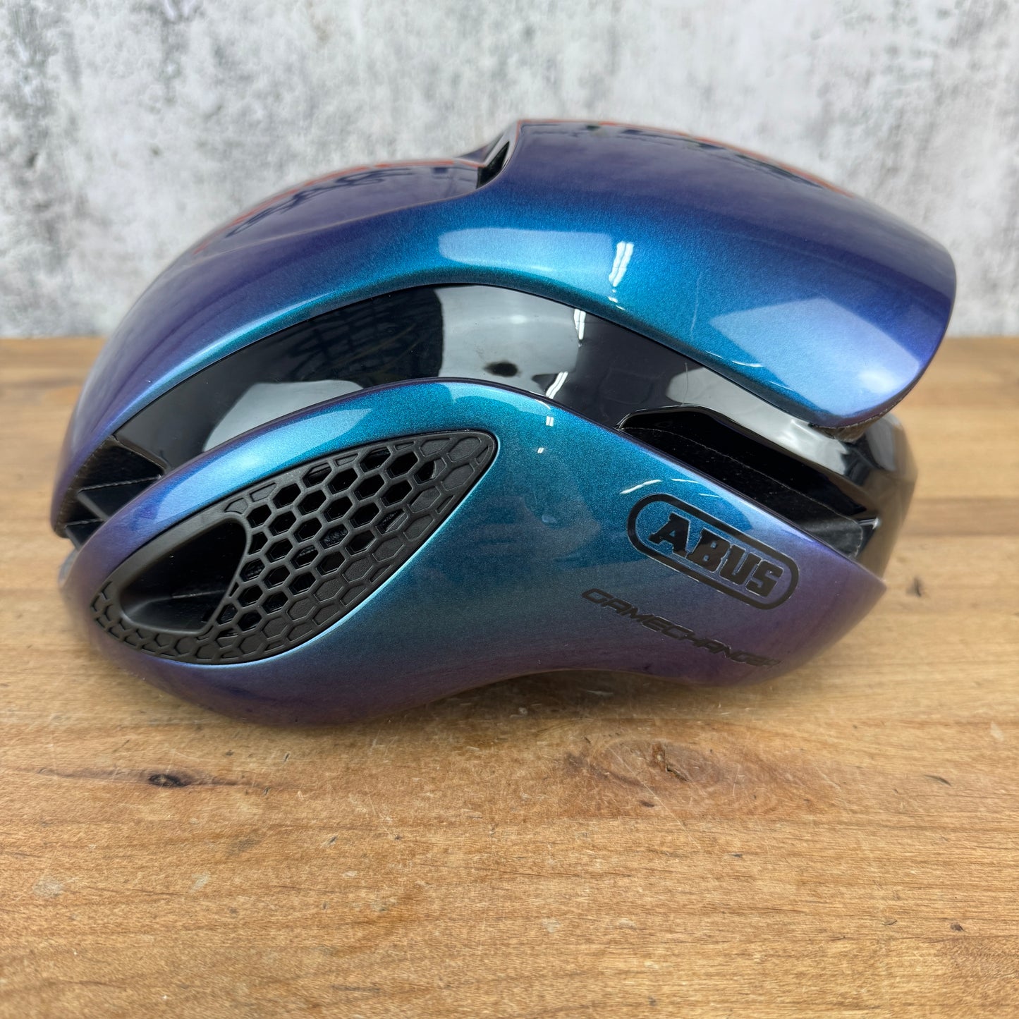 Abus Gamechanger Medium 52-58cm Flip Flop Purple Cycling Bike Helmet 300g