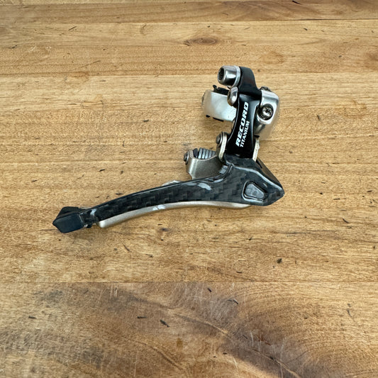 Campagnolo Record Titanium 2x 31.8/35mm Clamp-On Mechanical Front Derailleur