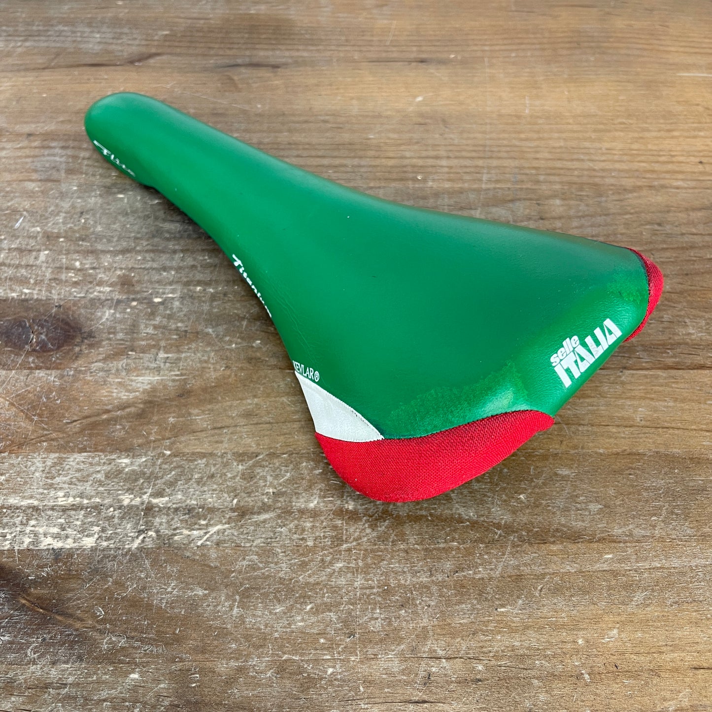 1987 Selle Italia Flite Kevlar 7x7mm Titanium Rails 138mm Road Bike Saddle