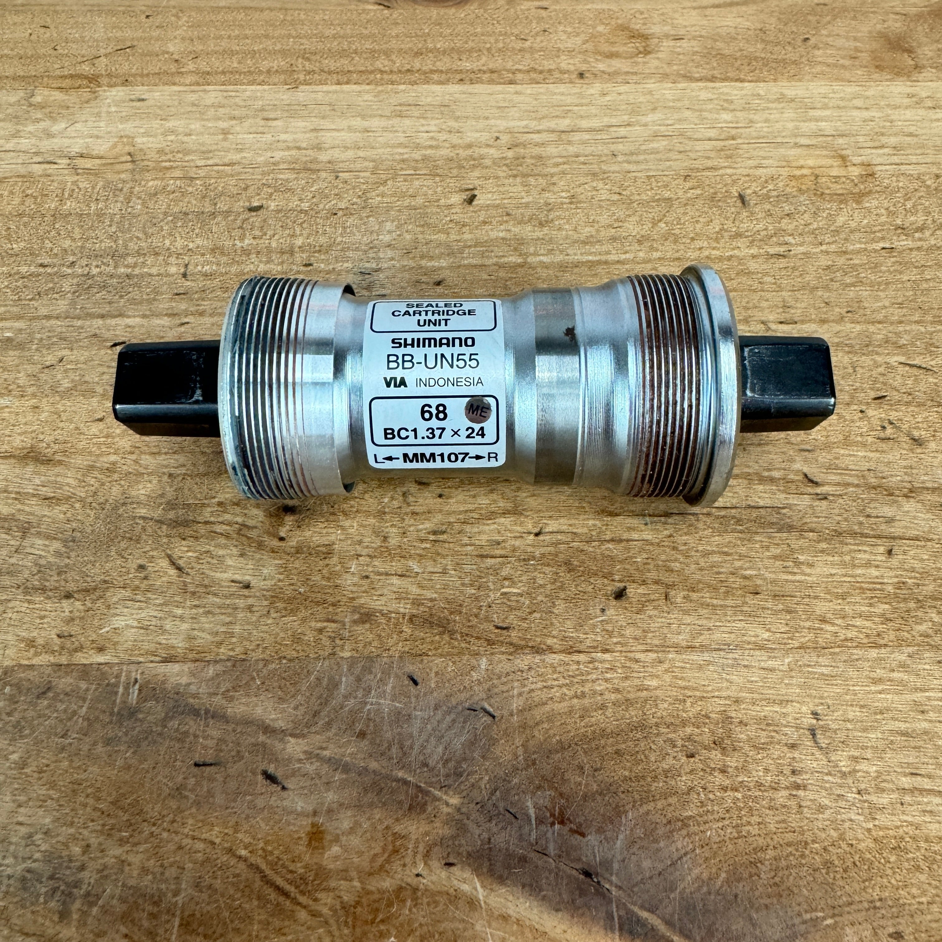 Bb Un55 Threaded Cartridge Bottom Bracket Shimano BB-UN55 BSA