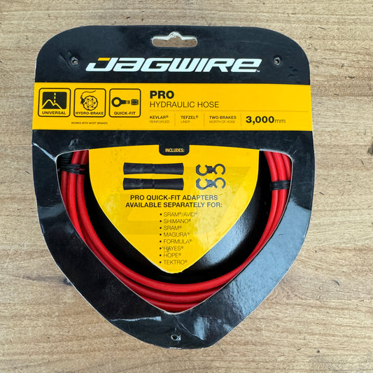 New! Jagwire Pro Universal Hydraulic Disc Brake Hose Kit 3000mm RED