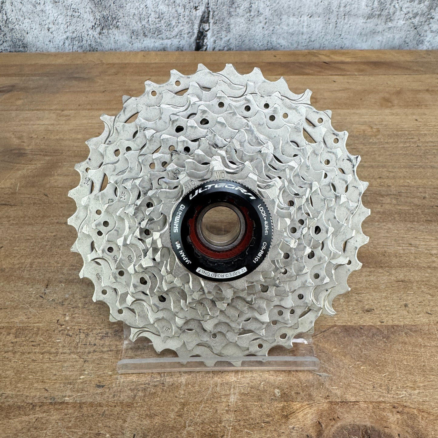 Low Mile! Shimano Ultegra CS-R8100 11-34t 12-Speed Bike Cassette 340g