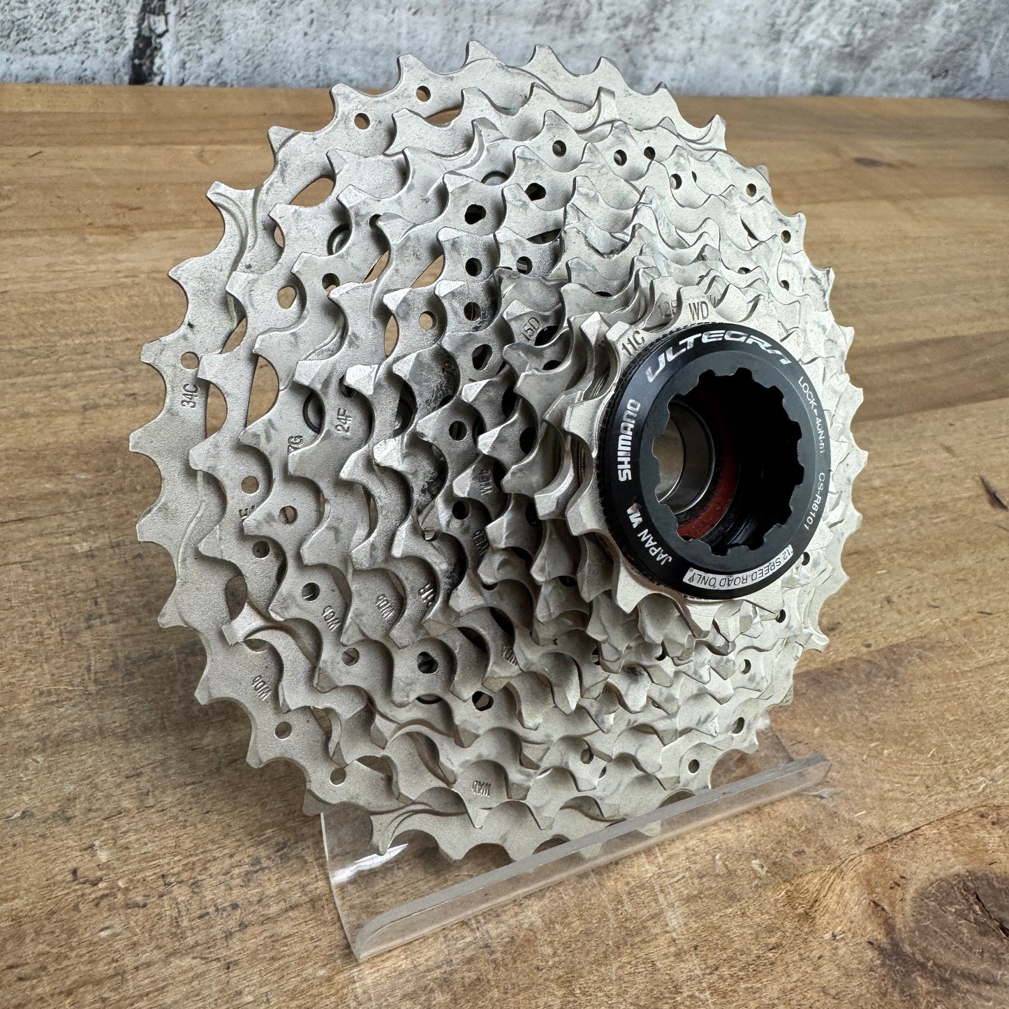 Low Mile! Shimano Ultegra CS-R8100 11-34t 12-Speed Bike Cassette 340g