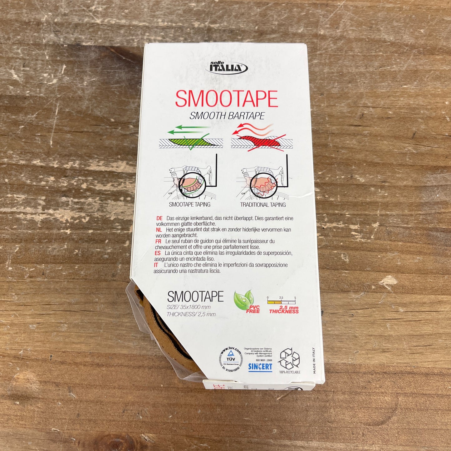 New! Selle Italia Smootape Classica Brown Road Bike Handlebar Bar Tape Cycling