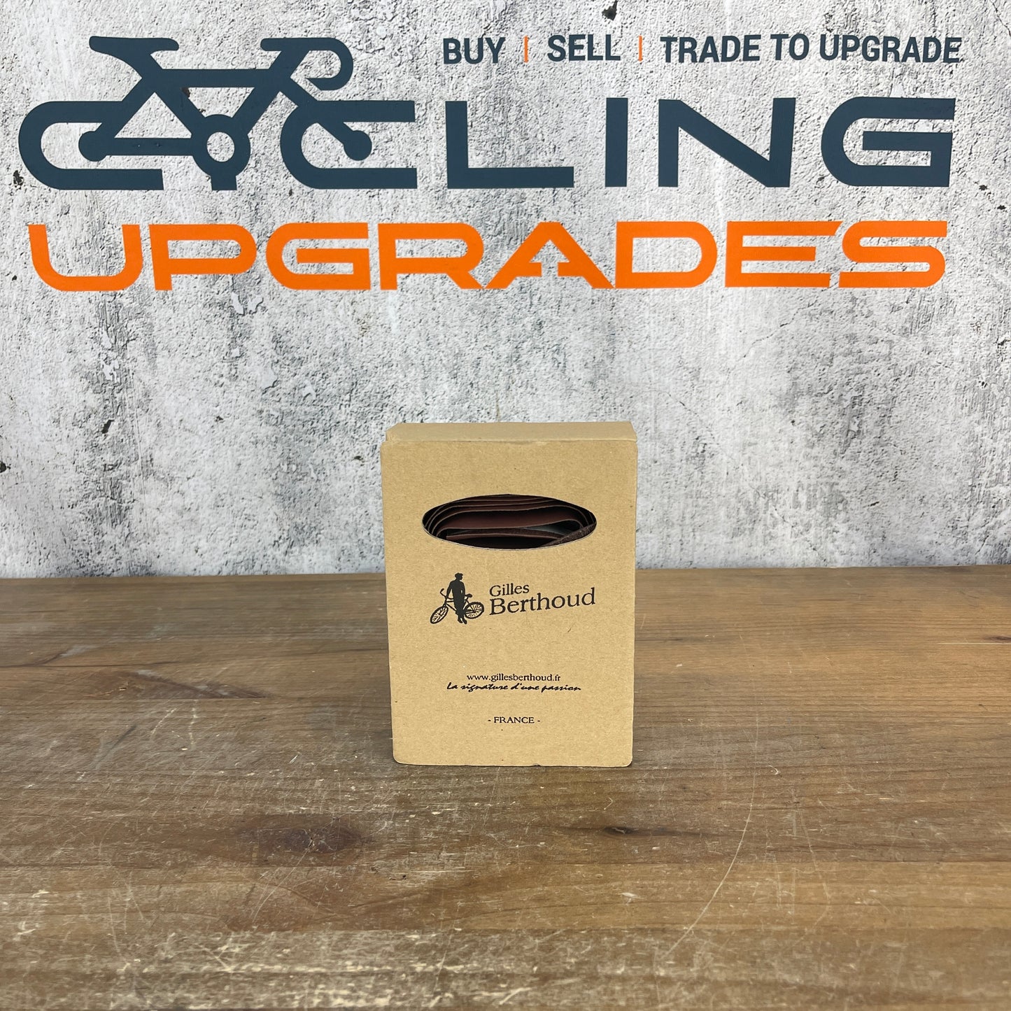 New! Gilles Berthound Leatherline Road Bike Handlebar Bar Tape Cycling Brown
