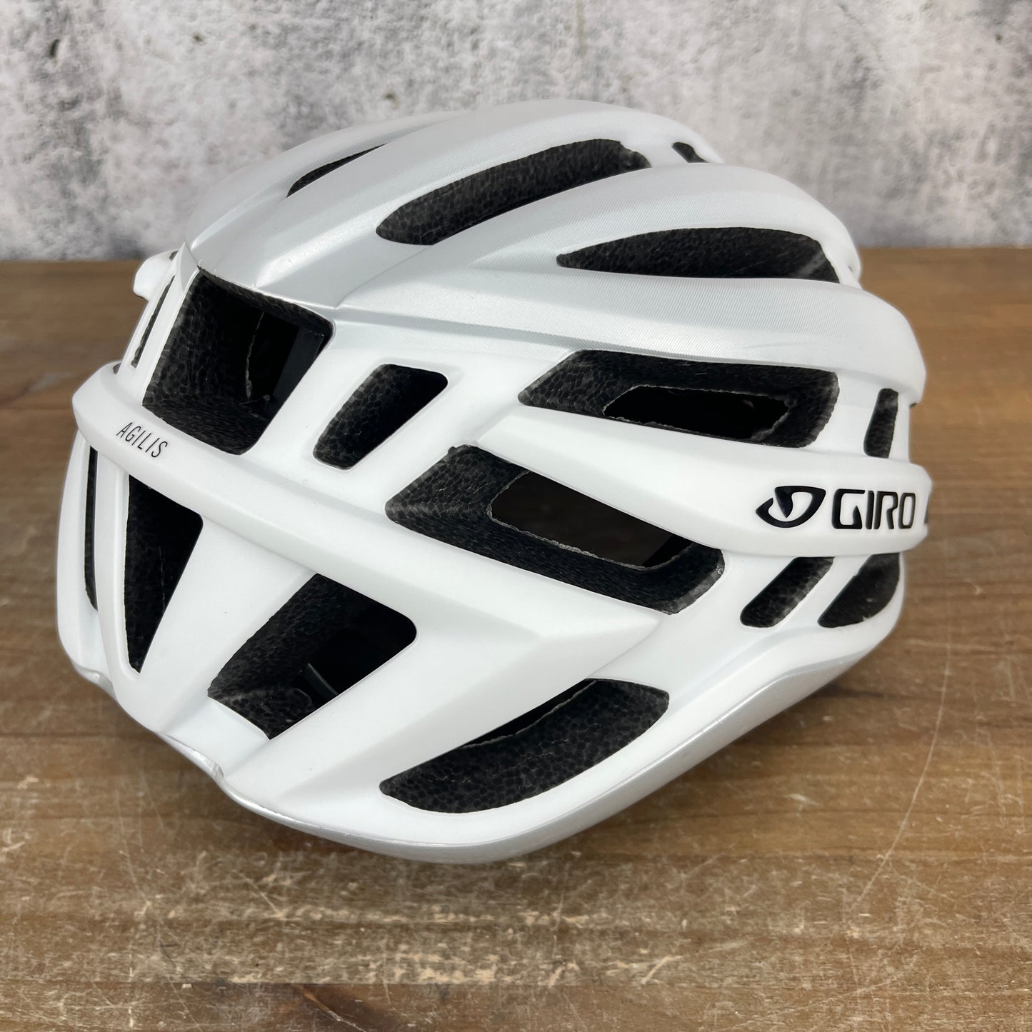 Worn Once! Giro Agilis Large White Cycling Helmet 345g