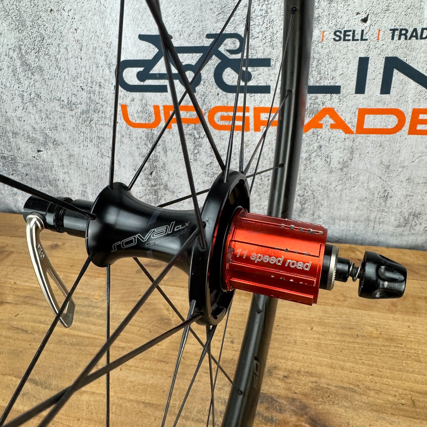 Low Mile! Roval Rapide CLX 50 Rim Brake CeramicSpeed Tubeless Wheelset 700c 1404g