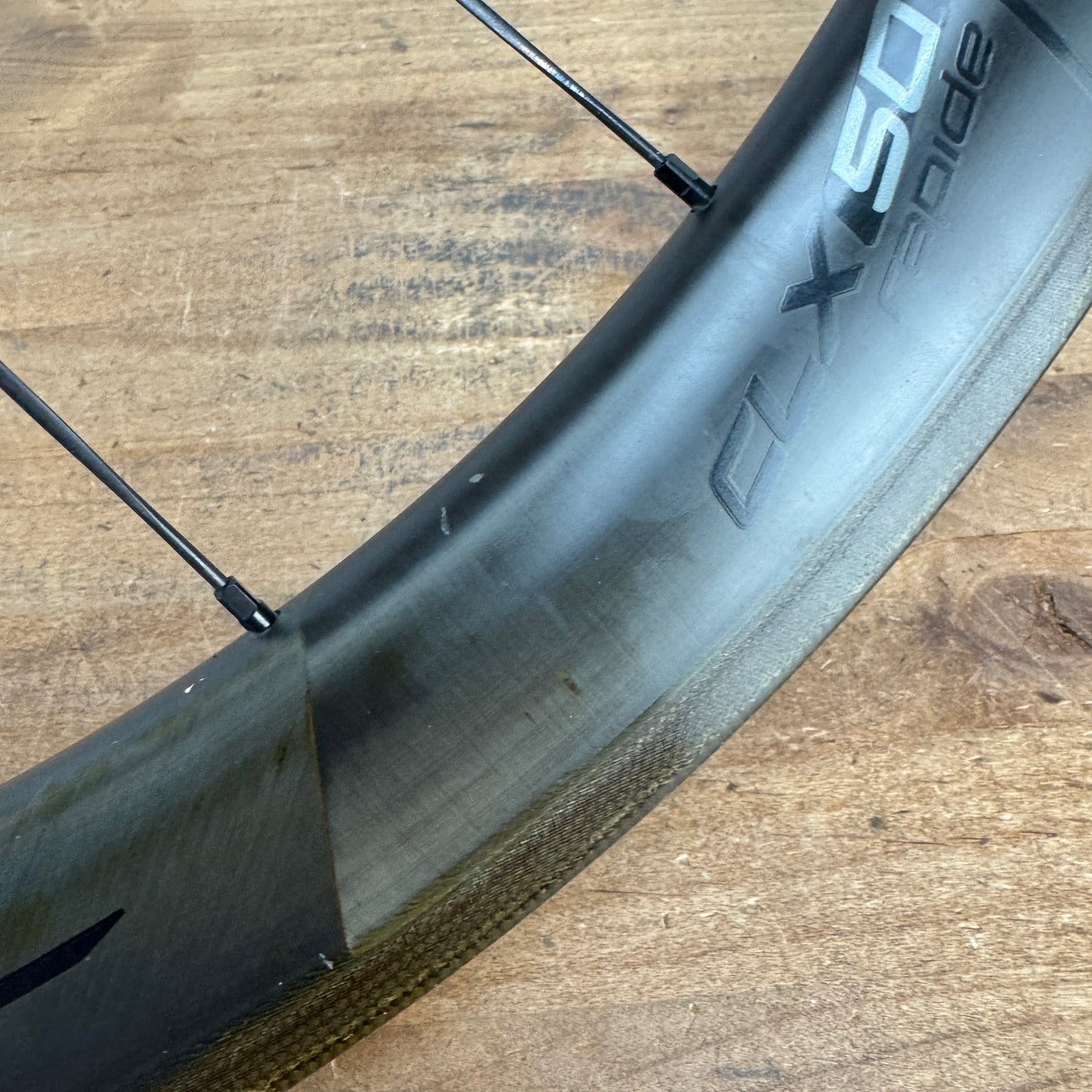 Low Mile! Roval Rapide CLX 50 Rim Brake CeramicSpeed Tubeless Wheelset 700c 1404g