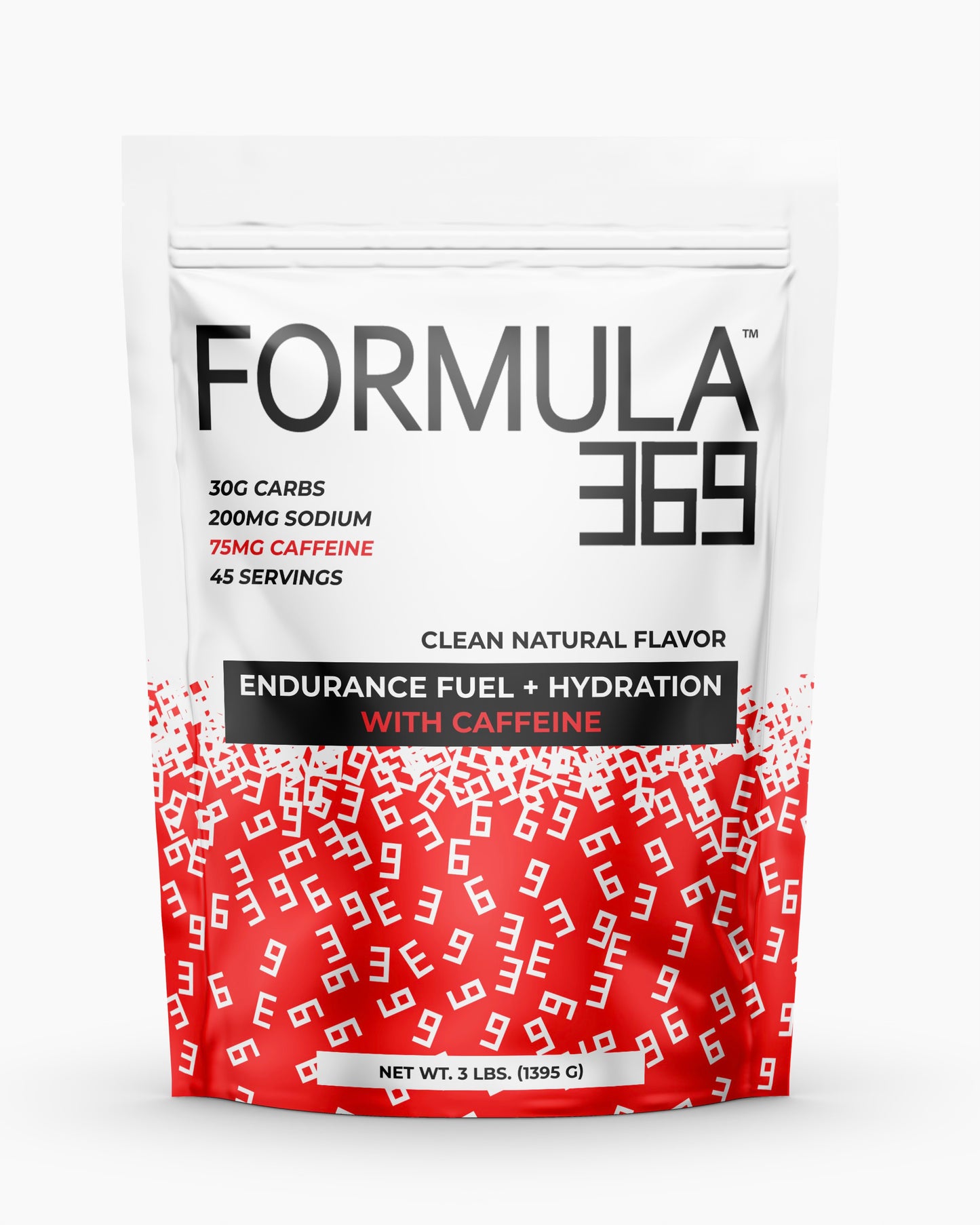 Formula 369 Endurance Fuel Drink Mix With Caffeine 3lb Bag for Endurance Sports