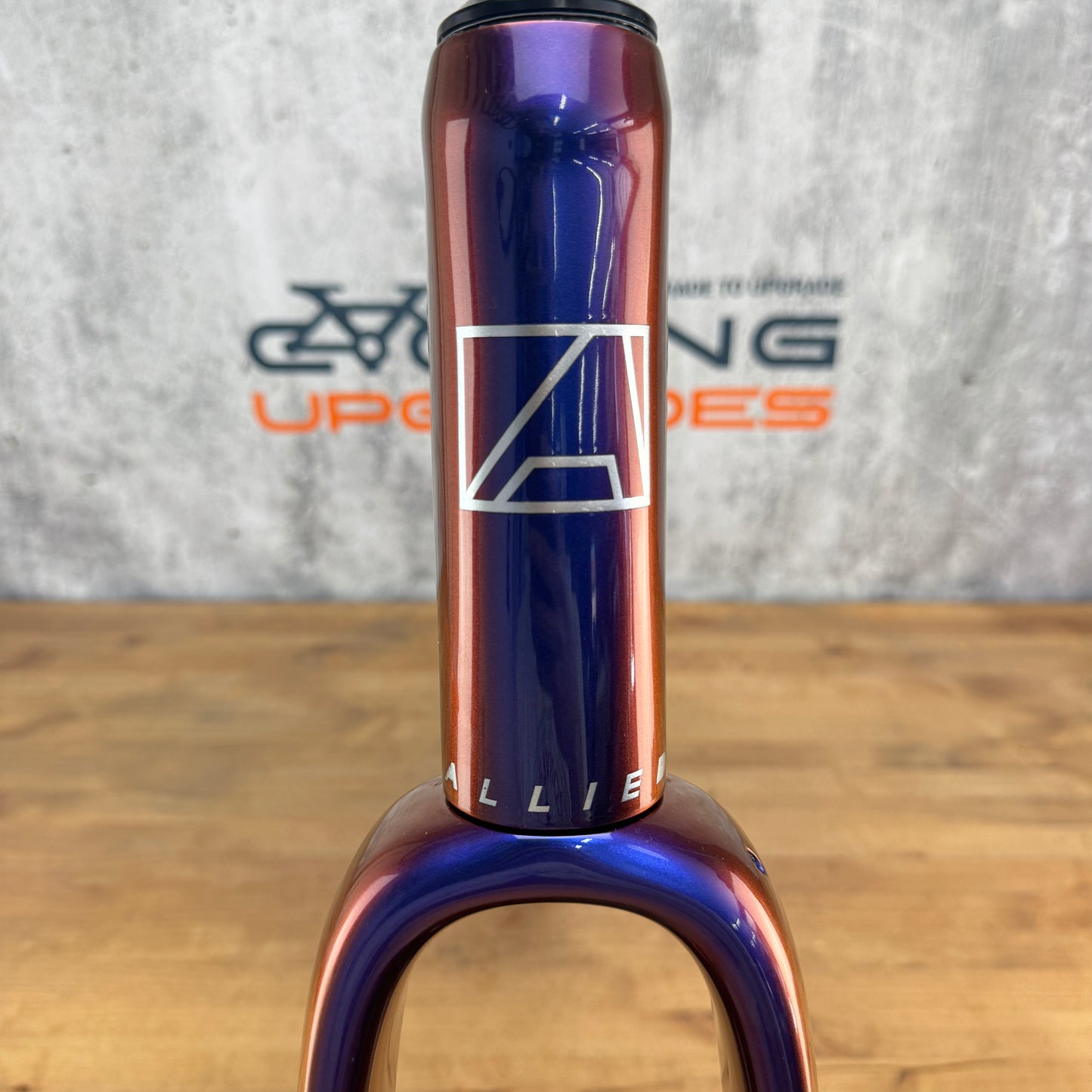 New! 2024 Allied Able Medium Harlequin Blue-Red Carbon Gravel Frame MSRP $4000