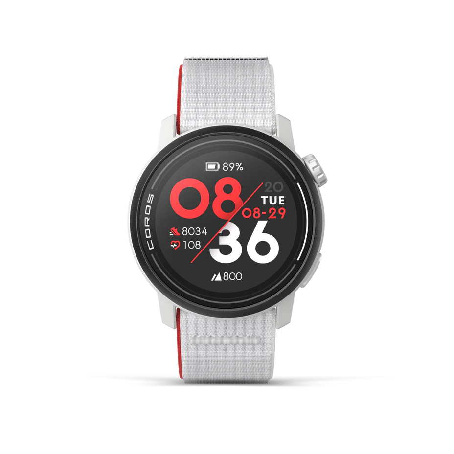 New! Coros Pace 3 GPS Sport Watch Chalk White Nylon Band 39g