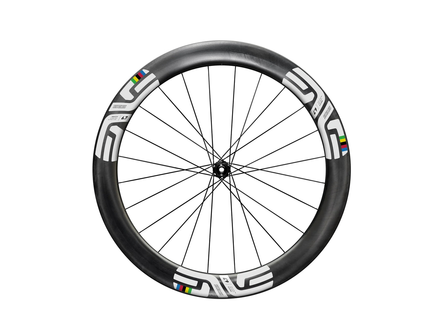 New! Enve SES 6.7 Innerdrive Carbon Disc Tubeless Hookless Wheelset 700c 1457g