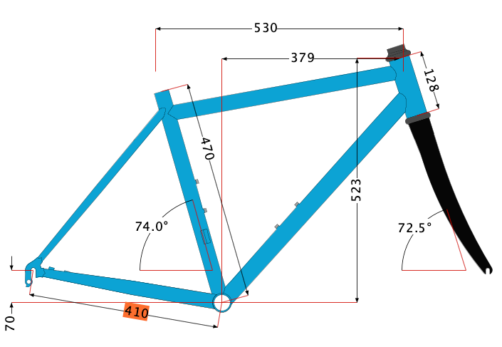 Mint! Spooky Mulholland 53cm Rim Brake Deda 7005 Alloy Frameset 700c 2099g