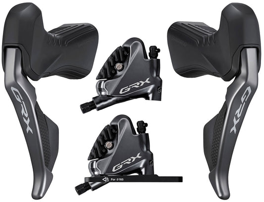 New! Shimano GRX ST-RX815 11-Speed Di2 Flat Mount Hydraulic Disc Shifters MSRP $930