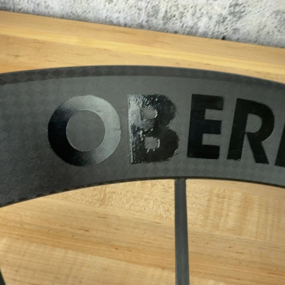 Lightweight Obermayer Evo Schwarz Carbon Disc Brake Tubeless Front Wheel 700c