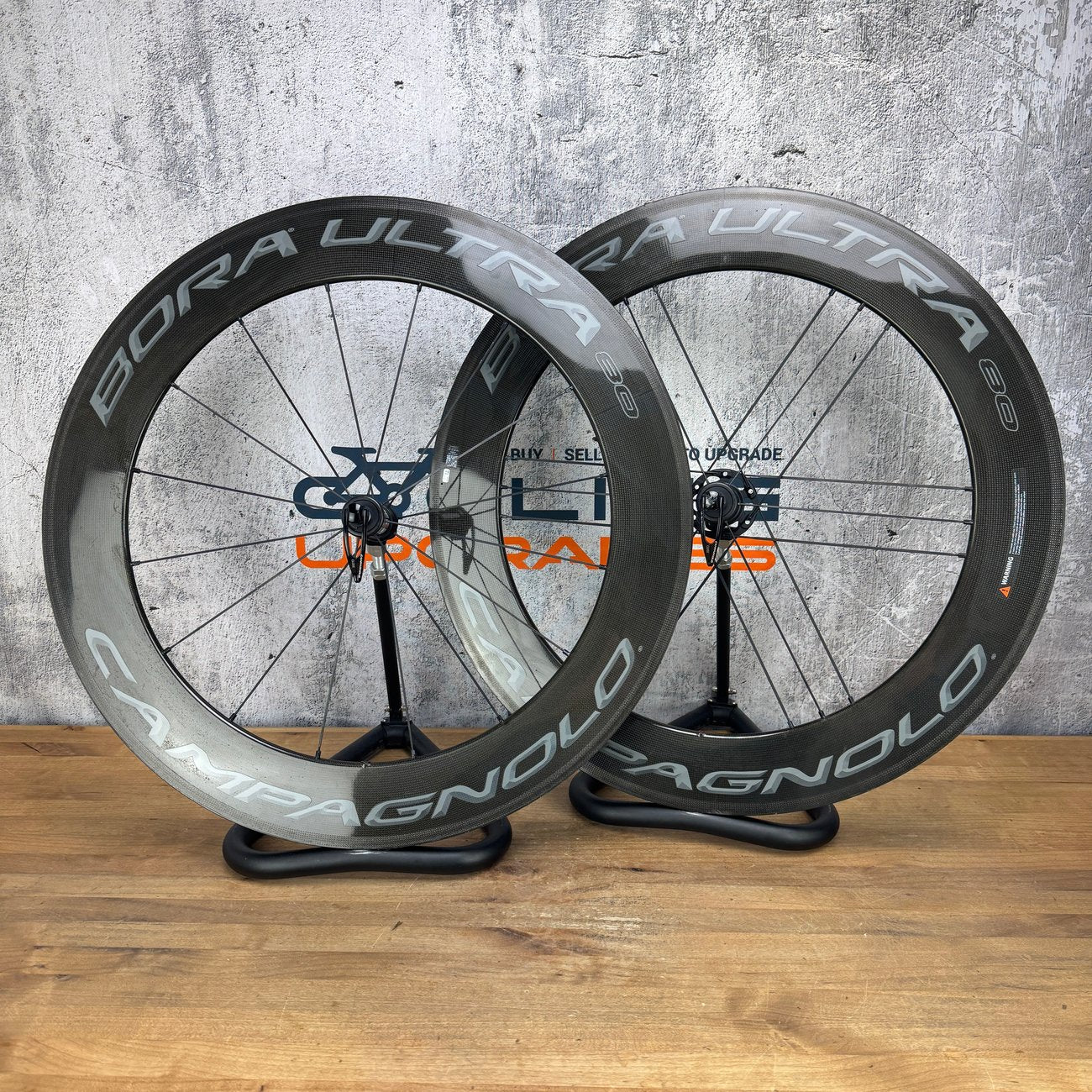 Campagnolo Bora 完組ホイール 700C Campagnolo Bora Ultra 80 Carbon Tubular TT/Tri Wheelset 700c Rim