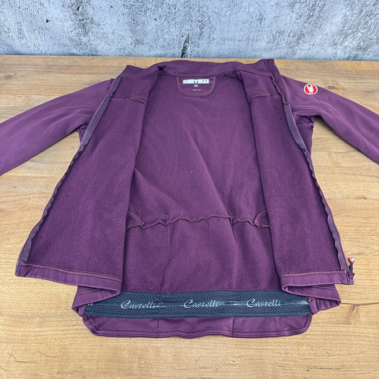 Castelli Maroon/Purple Women's Medium Cycling Jacket