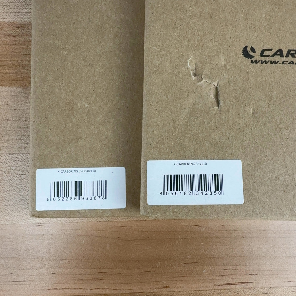 New! Carbon-Ti X-CarboRing Evo 50/34t 11/12-Speed 5-Bolt Bike Chainring Set 125g