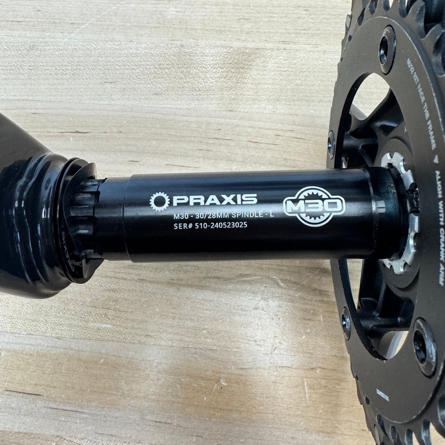 Low Mile! Praxis Zayante 48/32t 12-Speed Carbon Crankset 695g w/ Chainrings