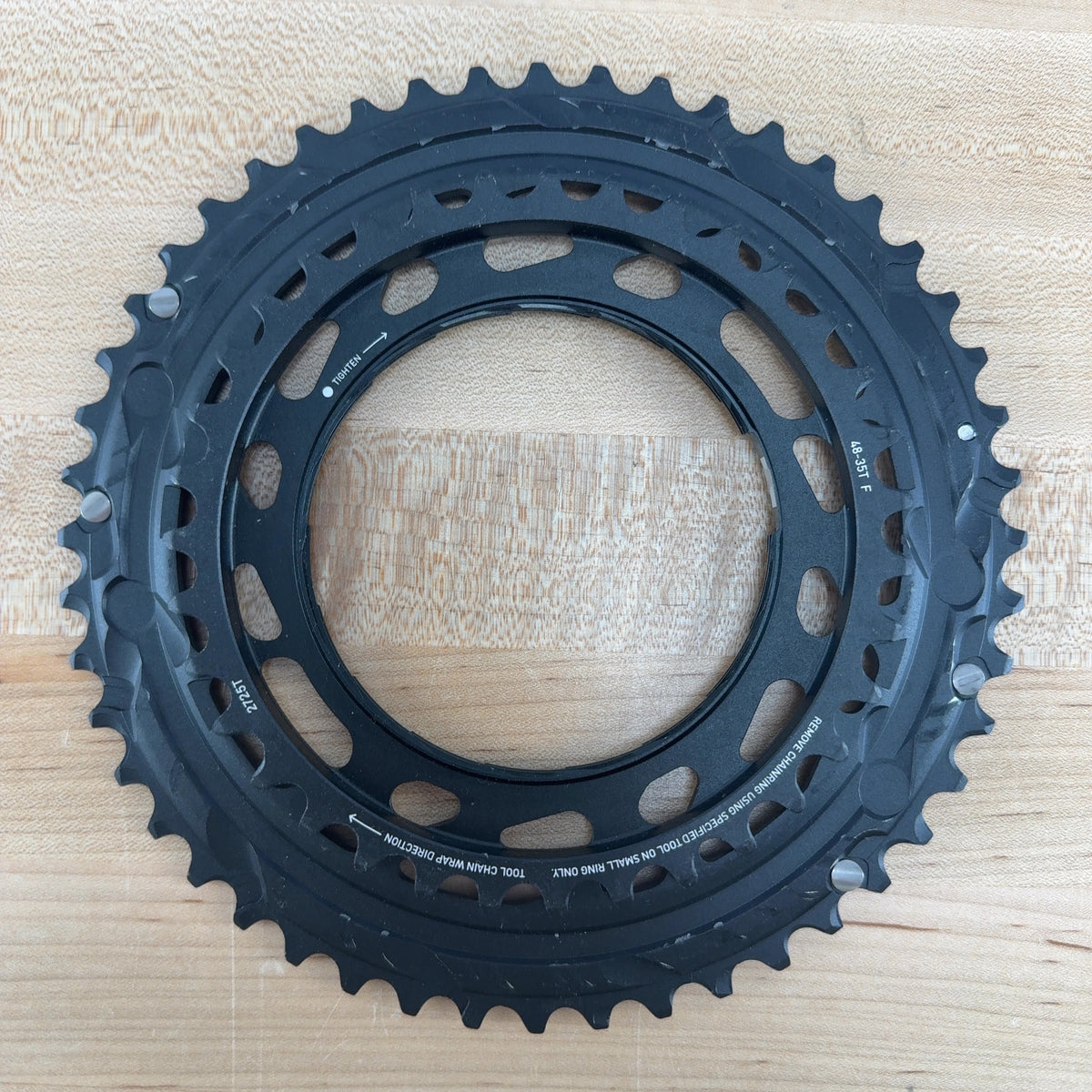 New Take Off! SRAM Force AXS E1 2x Thread-Mount 48/35t 12-Speed Chainring Set