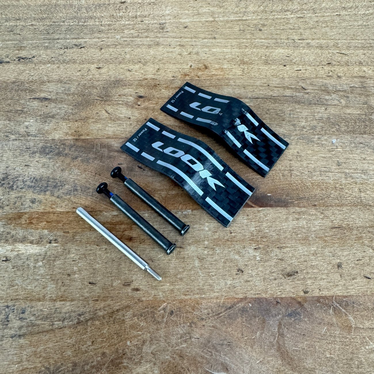 Light Use! Look Keo Blade Power Blades12 Kit For Power Meter Pedals 8g