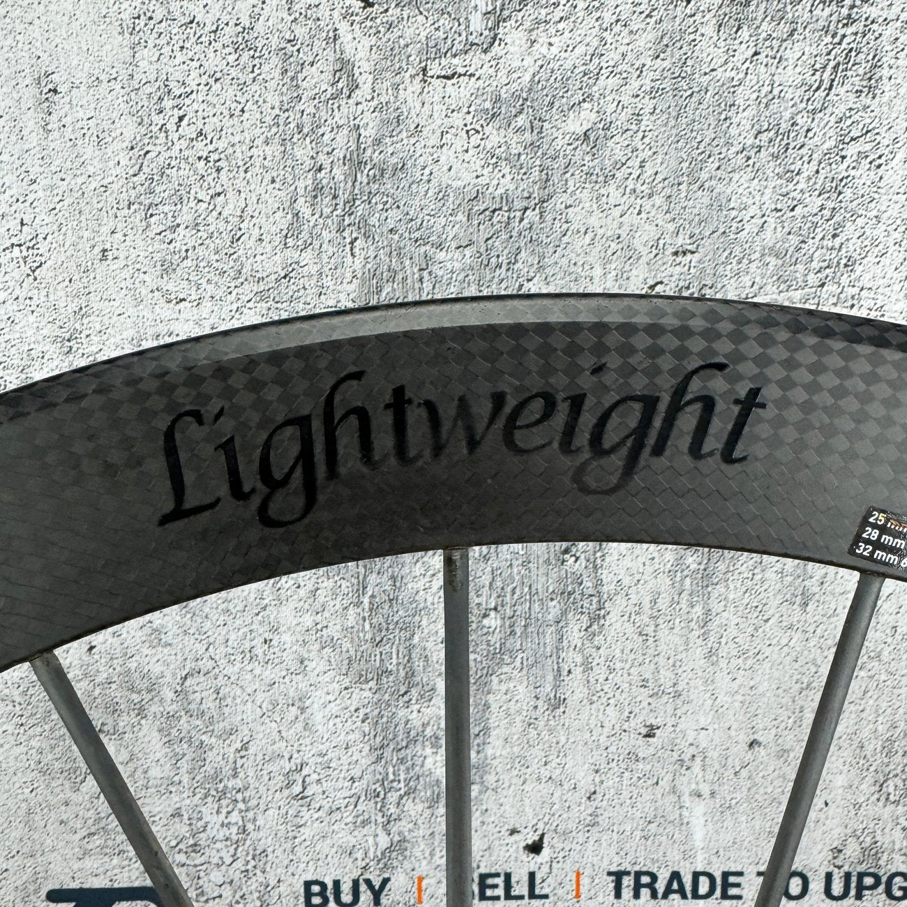 Lightweight Obermayer EVO Schwarz Carbon Tubeless Disc Front Wheel Ceramicspeed
