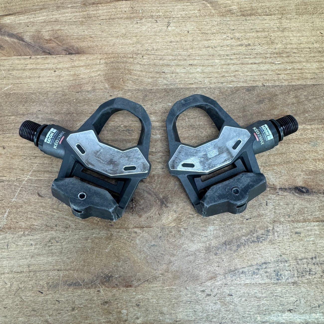 Look Keo 2 Max Stainless Steel Spindle Carbon Clipless Bike Pedals 256g