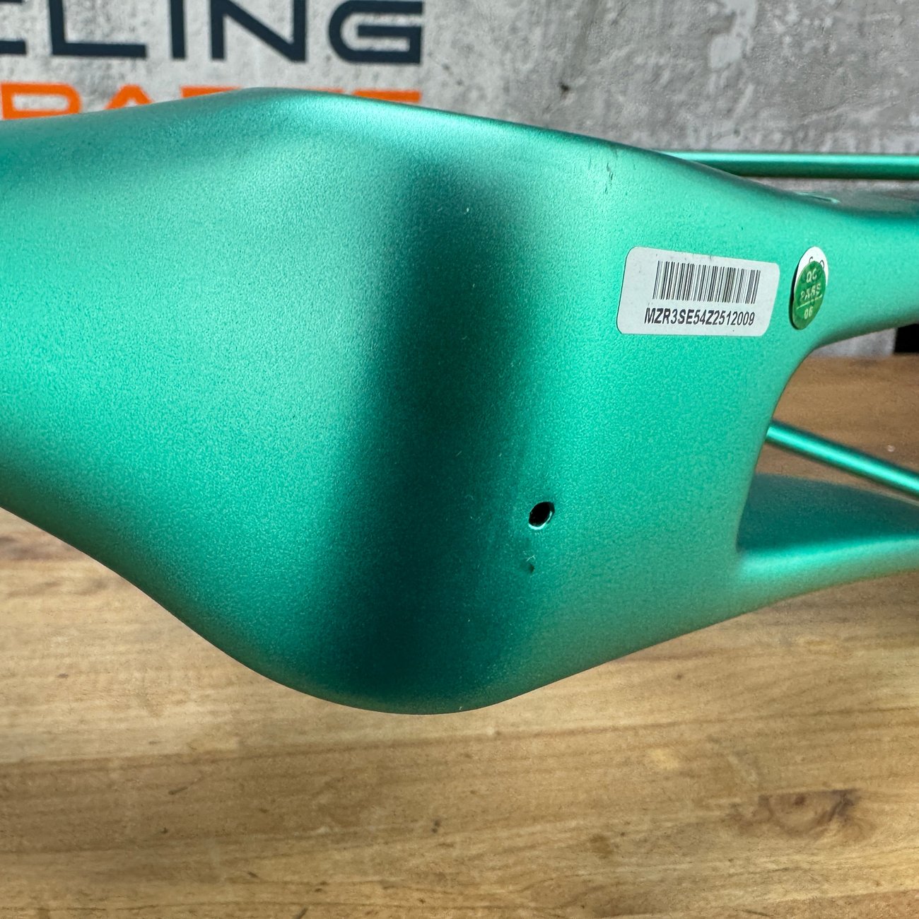 Low Mile! 2025 Factor Monza 54cm Carbon UDH Disc Frameset 700c Steel Green 2632g