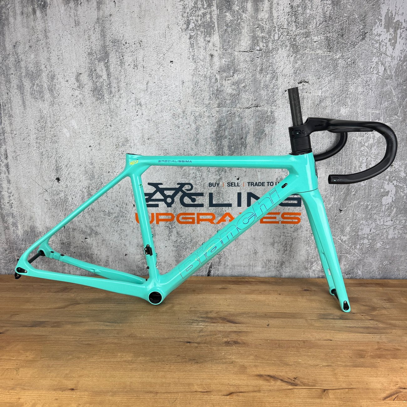 New! 2023 Bianchi Specialissima CV 50cm Carbon Disc Frameset 700c