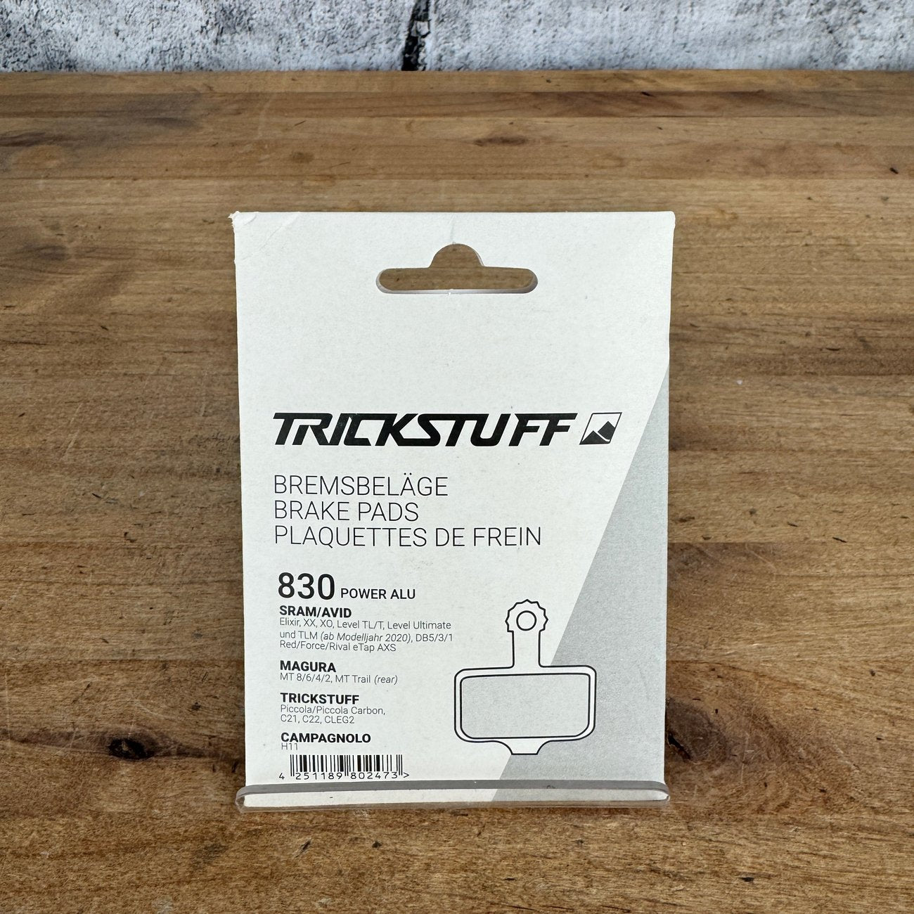 New! Trickstuff 830 Disc Brake Pads for SRAM/Avid/Campagnolo Calipers