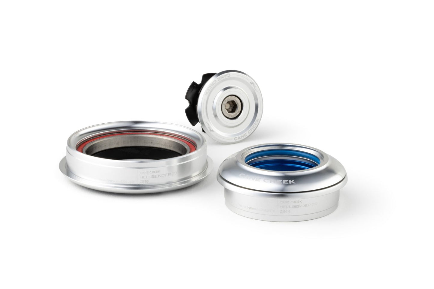 New! Cane Creek Hellbender 70 1 1/8" ZS44/28.6/H8 ZS56/40 BAA1186 Silver Headset