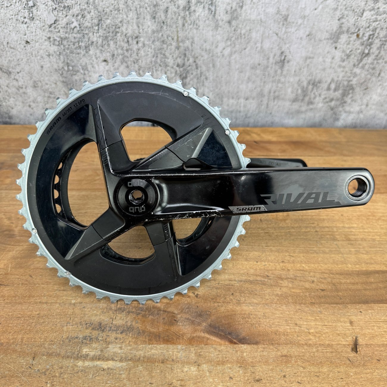 SRAM Rival AXS D1 175mm 48/35t 12-Speed 4-Bolt 107 BCD Crankset