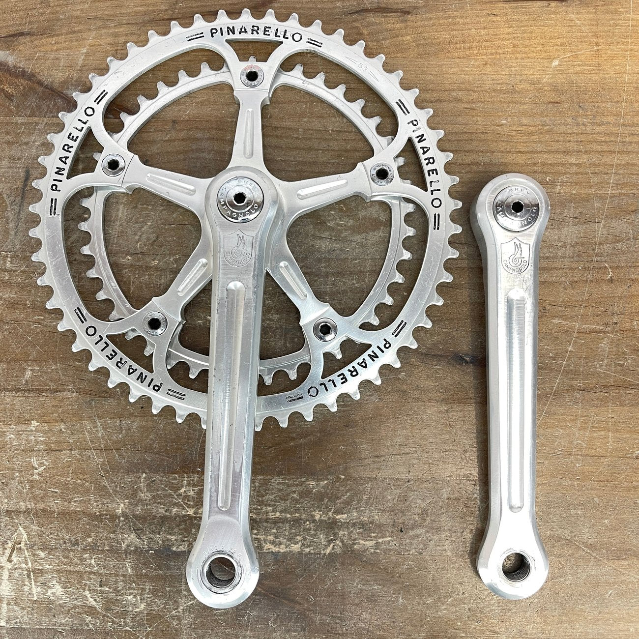 Vintage! Campagnolo Strada Pinarello Pantographed 170mm 53/42t