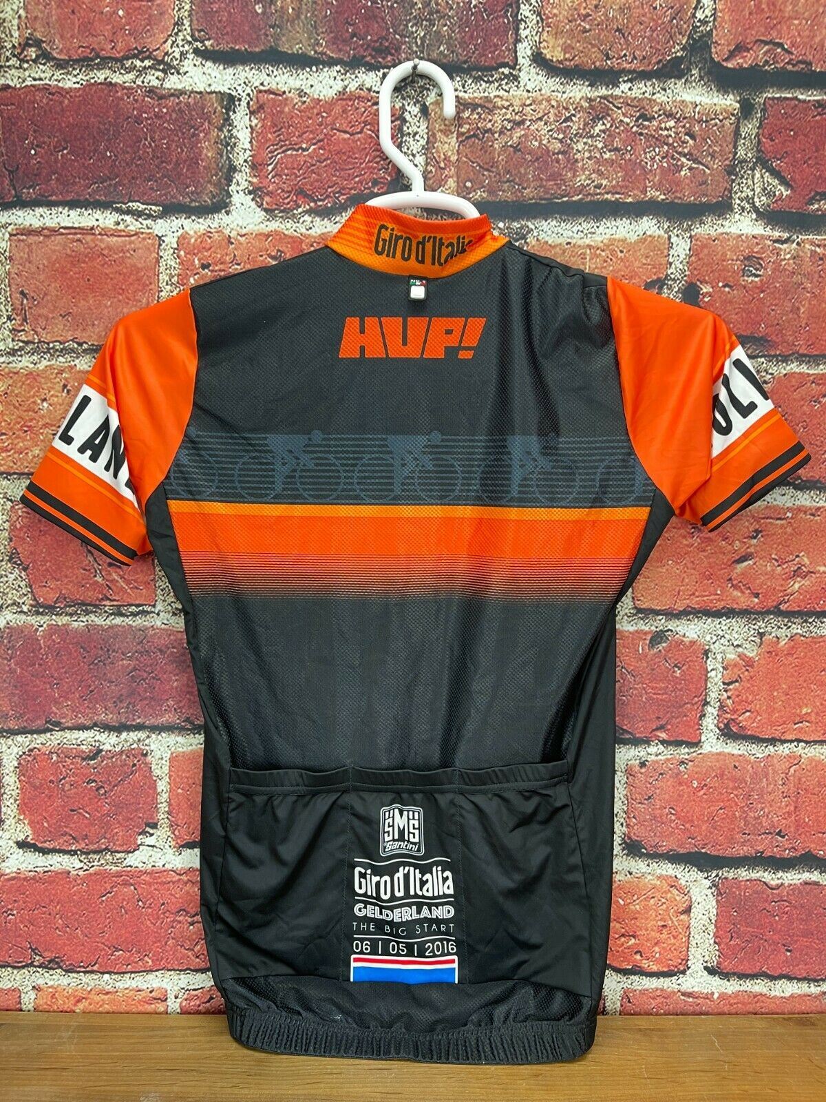 New! Sms Santini Giro D'Italia 2016 Large Mens Short Sleeve Cycling Jersey