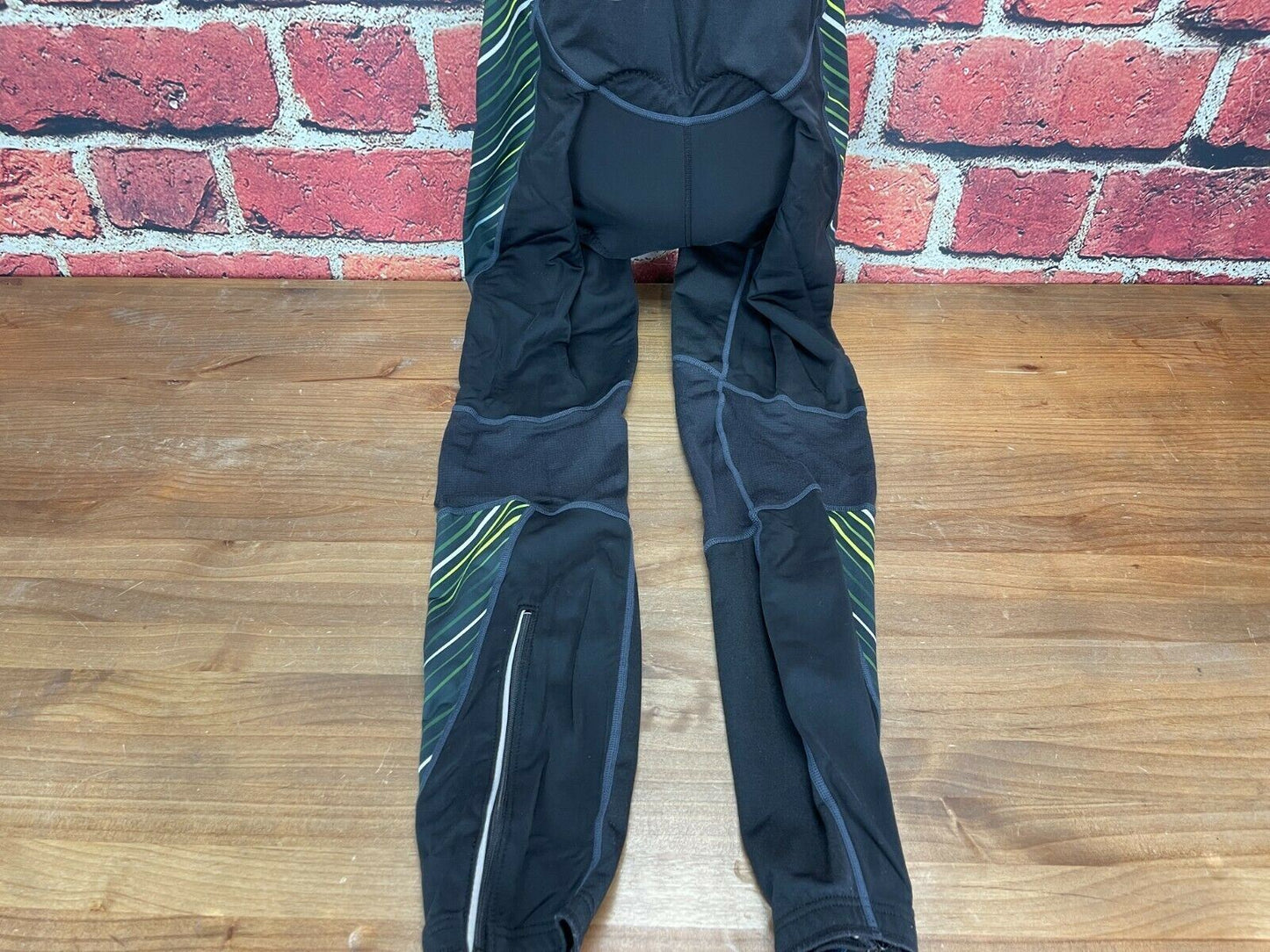 Louis Garneau Full Length Winter Thermal Cycling Road Bike Bibs Mens Black M