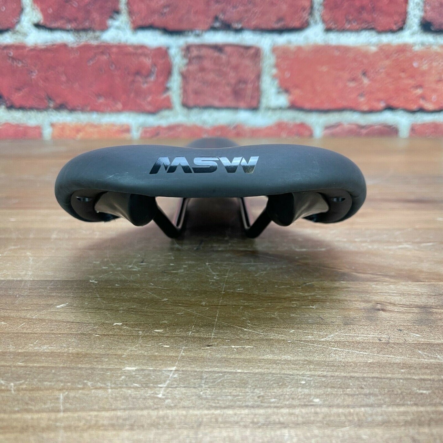 MSW Hustle Chromoly Rail 148mm Road Bike Saddle Black 247g