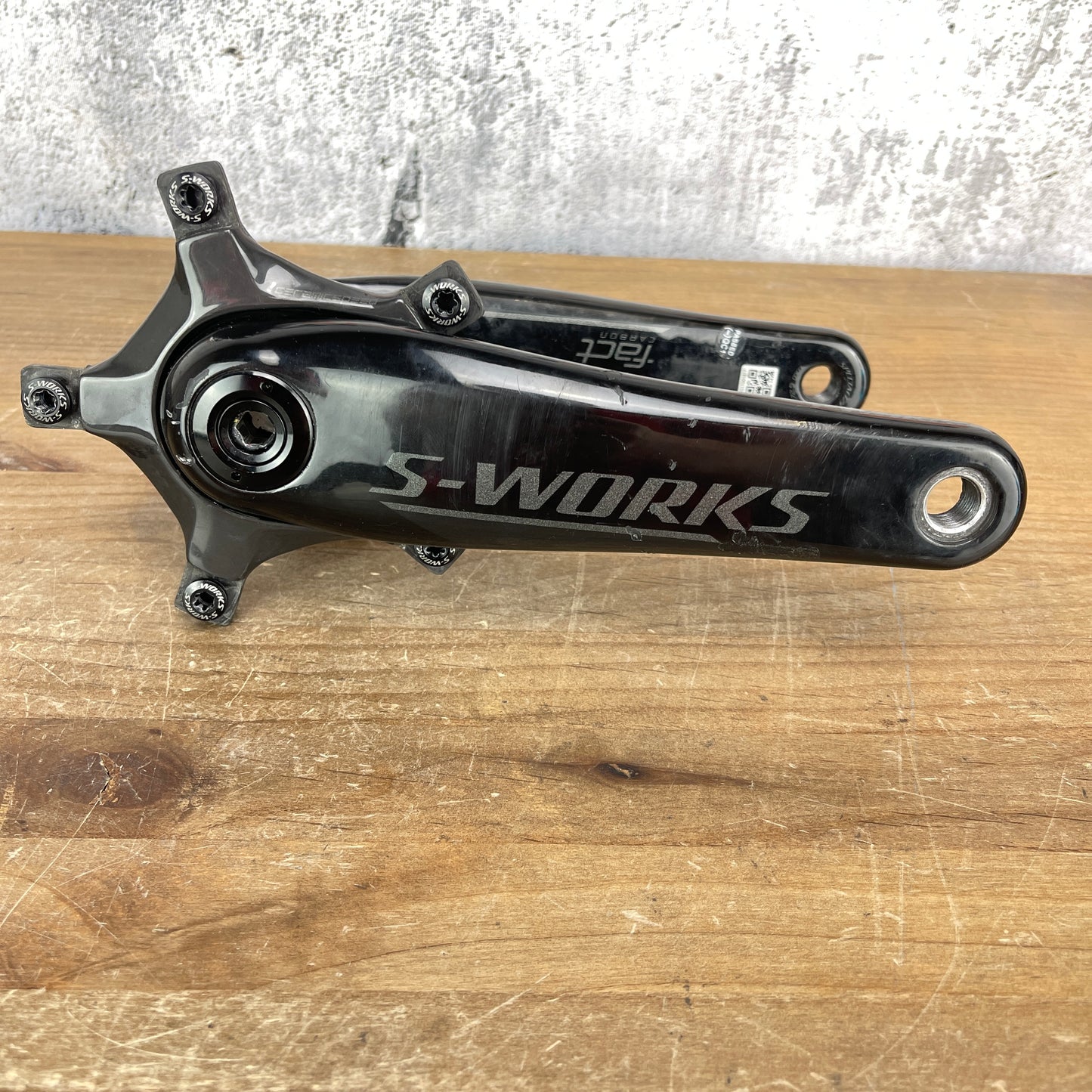 Specialized S-Works FACT Carbon 172.5mm Crankset No Chainrings 110BCD