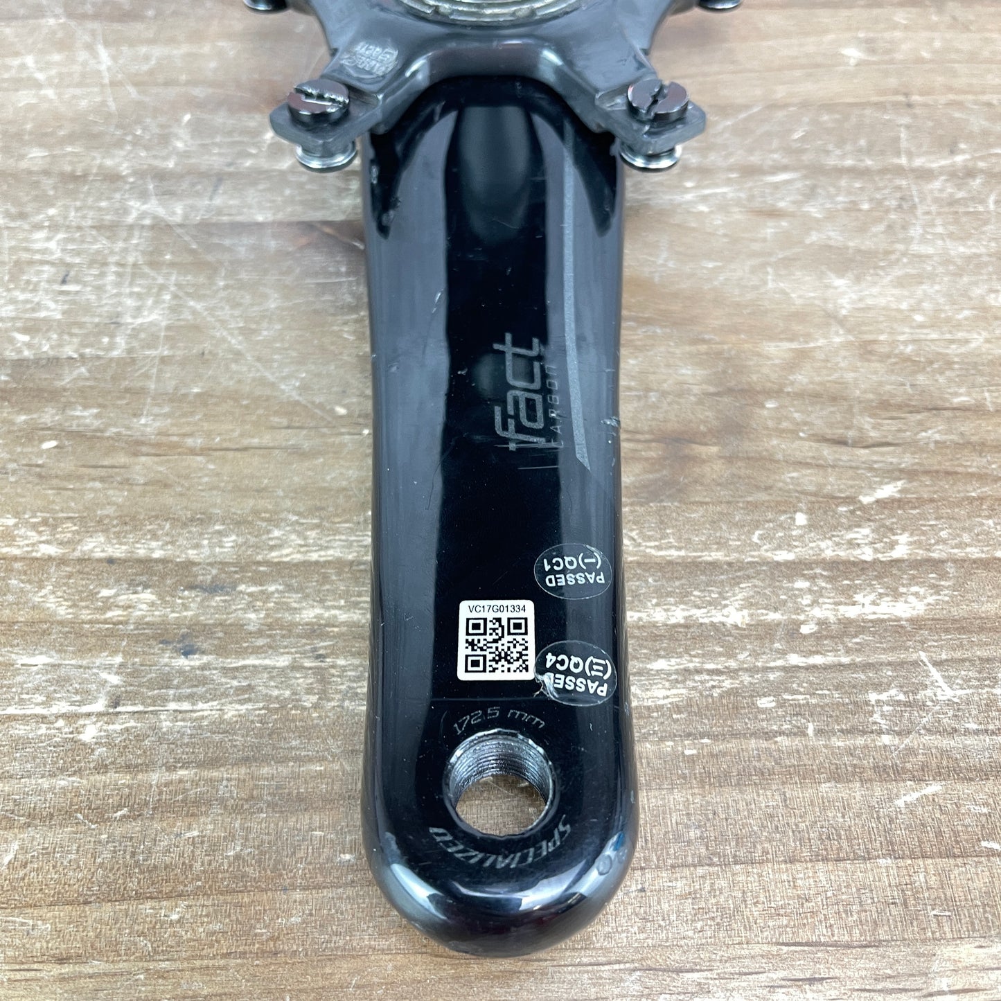 Specialized S-Works FACT Carbon 172.5mm Crankset No Chainrings 110BCD