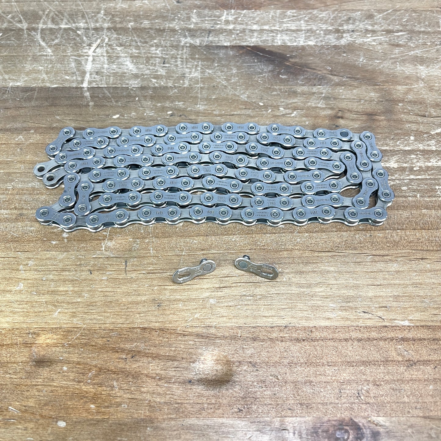 Low Mile Shimano SLX/105 CN-HG601 11-Speed Bike Chain - Various Lengths