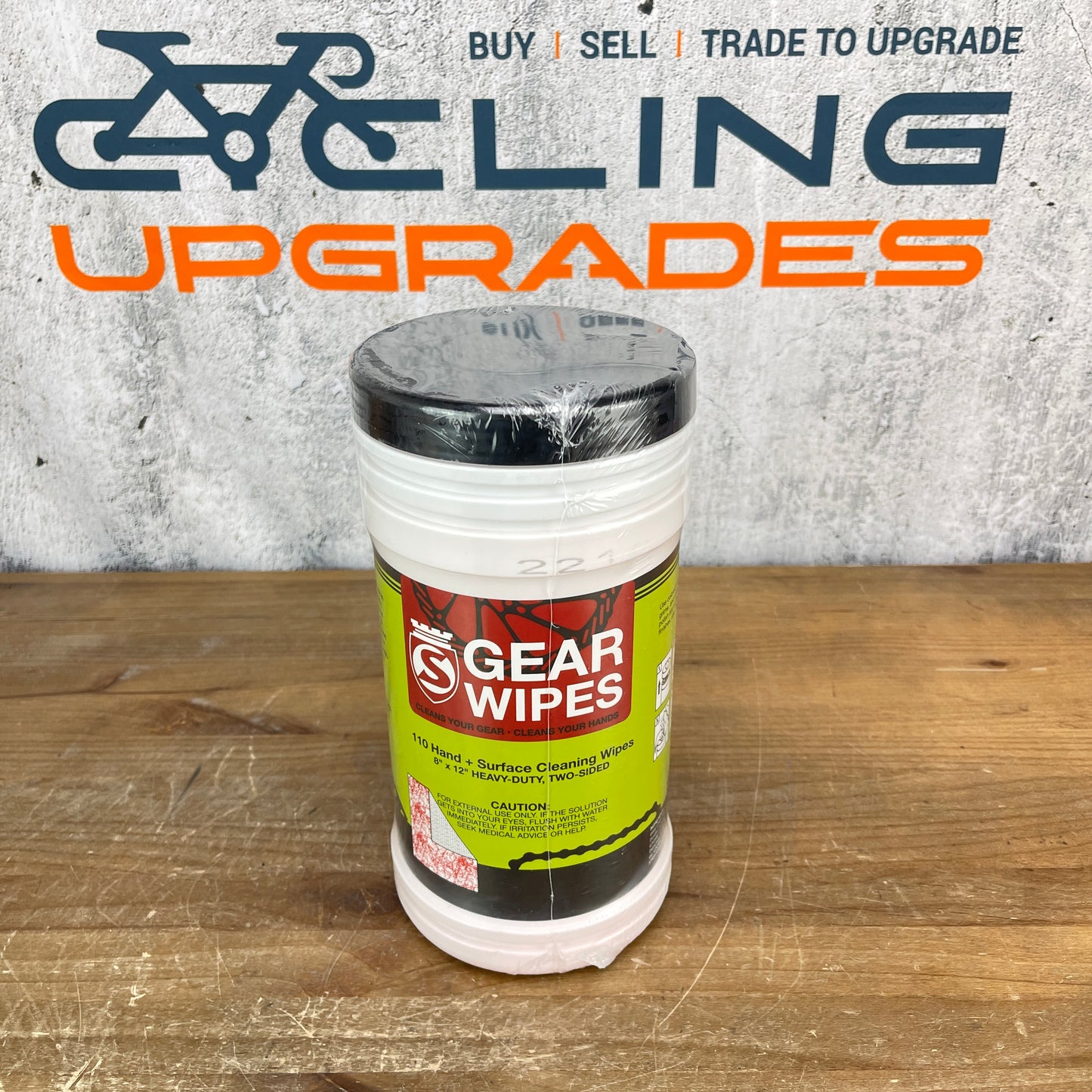 New! Silca Gear Wipes Canister 110 Hand + Surface Cleaning Wipes