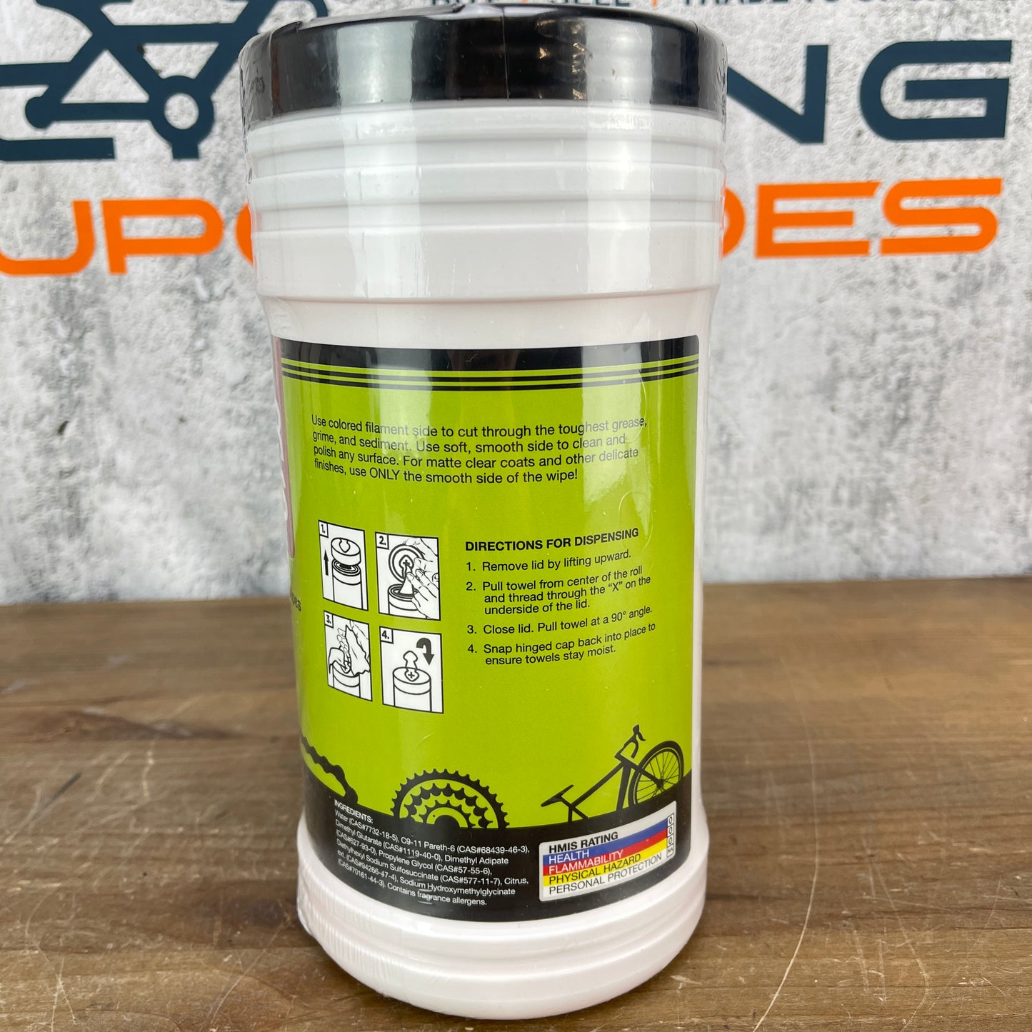 New! Silca Gear Wipes Canister 110 Hand + Surface Cleaning Wipes