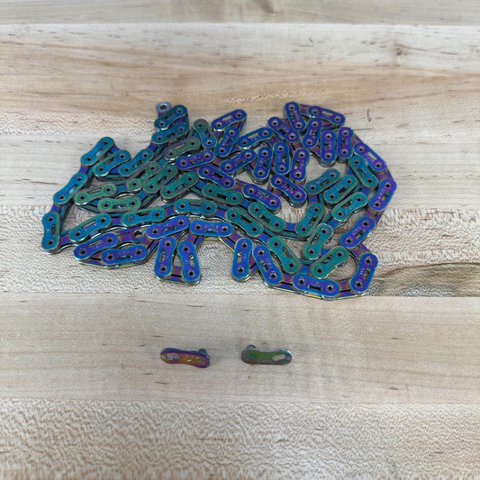 Low Mile! SRAM Red AXS Flattop E1 Rainbow 116 Links 12/13-Speed Chain w / Master